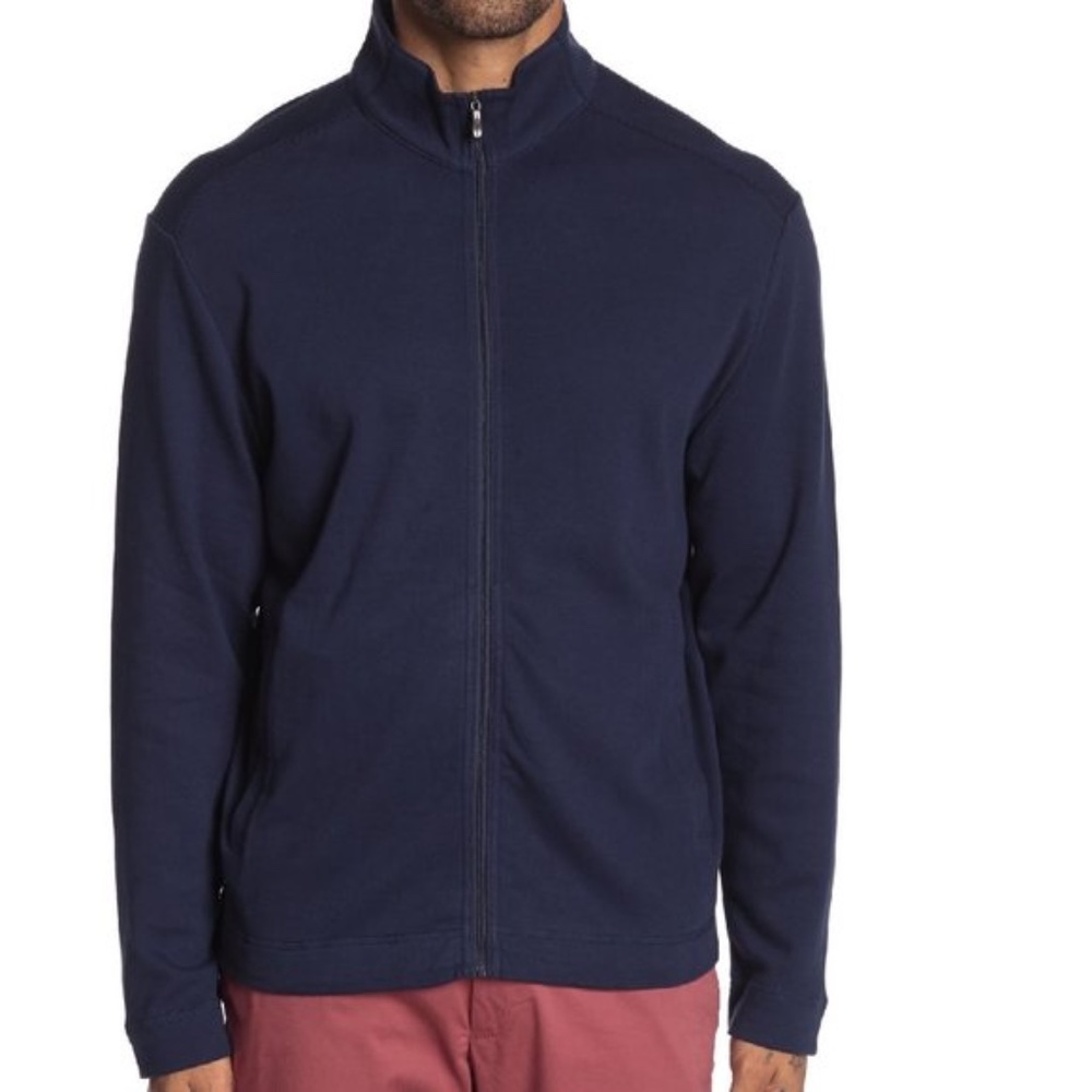 Tommy Bahama Ravello Jersey Zip Front Jacket - Picture 2 of 7